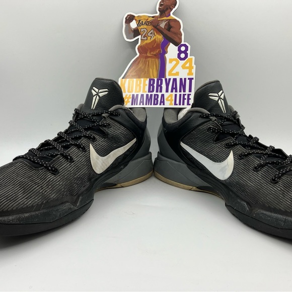 Nike Kobe Bryant 7 VII Zoom Black Wolf Grey Mamba Men’s Shoes Size 13 - Picture 11 of 16